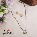 Elegant Mangalsutra with Earrings Set NC2097
