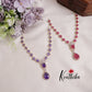 Royal Romance Duo CZ Necklace Set NC2139 (Available in 2 Colours)