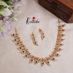 Royal Jadau Maanga Design Necklace Set NC2109