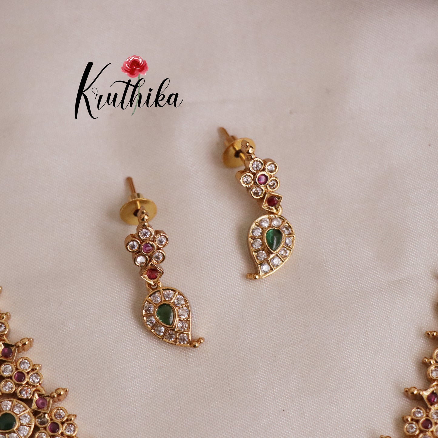 Royal Jadau Maanga Design Necklace Set NC2109