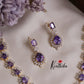 Royal Romance Duo CZ Necklace Set NC2139 (Available in 2 Colours)