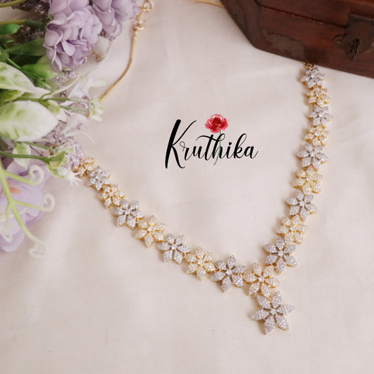 Beautiful Floral Blooming Elegance Necklace Set NC2092