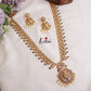 Grand Antique Kemp Temple Lakshmi Haaram with Pearls Drops LH1929