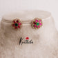 Premium Jadau kundan floral studs E771