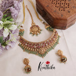 Royal Bridal Temple Lakshmi Jadau Choker NC2110