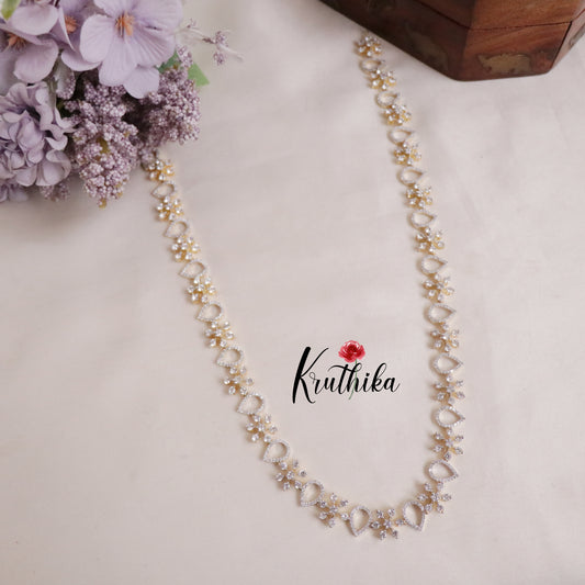 Elegant Sparkling American Diamond Drop Delight Haaram LH1924