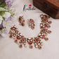 Beautiful Kundan Jadau Stone Chandbalis Design Necklace Set NC2107 (Available in 2 Colours)