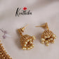 Traditional No stone gold replica leaves necklace NC952