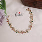 Beautiful American Diamond Wave Necklace NC2134 (Available in 3 Colours)
