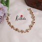 Beautiful American Diamond Wave Necklace NC2134 (Available in 3 Colours)