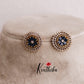 Beautiful Sparkling Floral Radiance Changeable Ear Studs E432