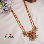 Trendy Antique Two Layer Temple Lakshmi Jadau Haaram LH1932