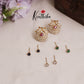 Beautiful Sparkling Elegance Peacock Changeable Stone Ear Studs E434