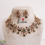Beautiful Kundan Jadau Stone Chandbalis Design Necklace Set NC2107 (Available in 2 Colours)