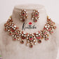 Beautiful Kundan Jadau Stone Chandbalis Design Necklace Set NC2107 (Available in 2 Colours)