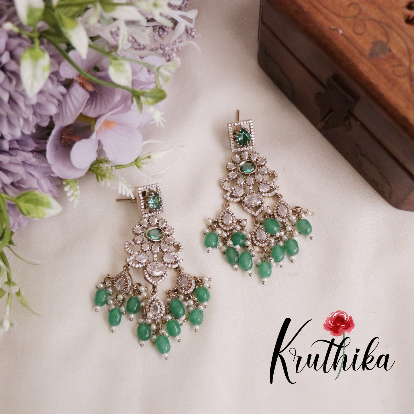 Royal AD/Victorian Necklace with Pair of Earrings & Maang Tikka NC2077(Available in 5 Colours)