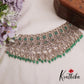 Royal AD/Victorian Necklace with Pair of Earrings & Maang Tikka NC2077(Available in 5 Colours)