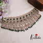 Royal AD/Victorian Necklace with Pair of Earrings & Maang Tikka NC2077(Available in 5 Colours)