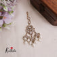 Royal AD/Victorian Necklace with Pair of Earrings & Maang Tikka NC2077(Available in 5 Colours)