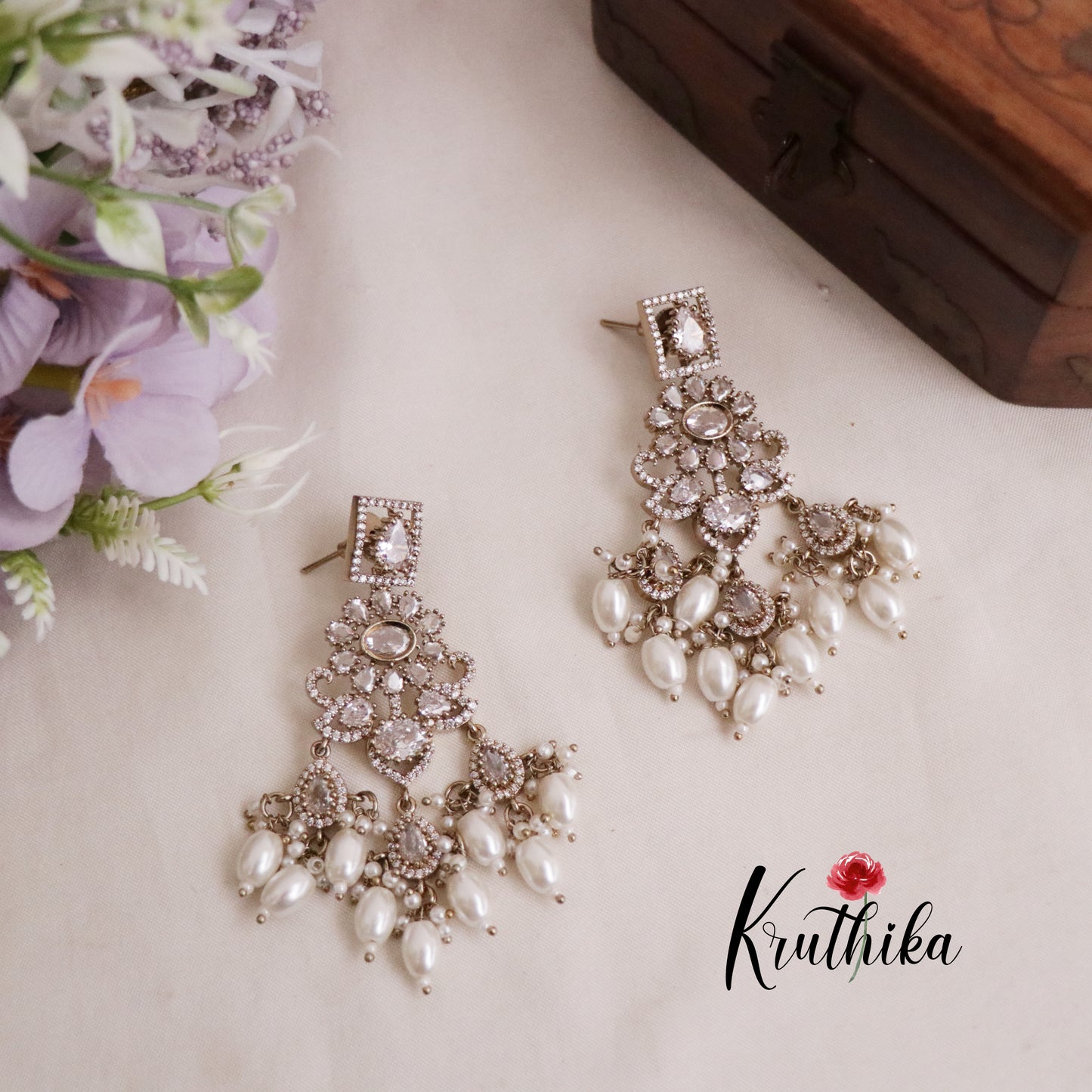 Royal AD/Victorian Necklace with Pair of Earrings & Maang Tikka NC2077(Available in 5 Colours)