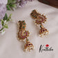 Royal Kemp Mayuri Glow Ear cuff with Jhumkas E473
