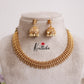 Traditional No stone gold replica leaves necklace NC952