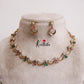 Beautiful American Diamond Wave Necklace NC2134 (Available in 3 Colours)