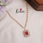 Elegant Sparkling Majesty CZ Necklace Set NC2081 (Available in 3 Colours)
