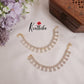 Trendy CZ Sparking Noor Charm Earchain EC97