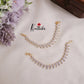 Beautiful CZ Sparking Dazzle Drops Earchains EC98