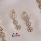 Elegant CZ Sparkling AD Floral Haaram LH1926