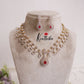 Beautiful Divine Sparkling CZ Necklace Set NC2140 (Available in 2 Colours)