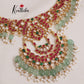Premium Bridal Liora Antique Jadau Guttapusalu Mid Length Haram NC2115
