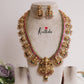 Premium Bridal Antique Jadau Temple Lakshmi Haaram LH1914