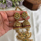 Gorgeous Antique Peacock Motifs Jadau Haaram With Pearl Drops LH2215