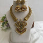 Gorgeous Antique Peacock Motifs Jadau Necklace With Pearl Drops NC3239