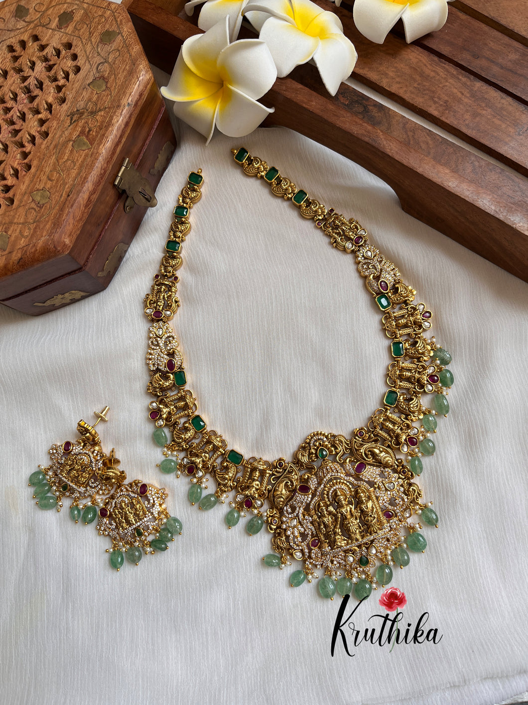 Premium Polish Seetha Ram Necklace NC1142