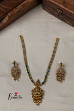 Simple Lakshmi Emerald Chain necklace NC950