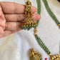 Onyx beads Temple Nakshi Haaram LH565