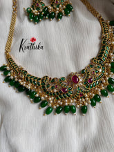 Kempu Chocker Necklace-Emerald NC1167