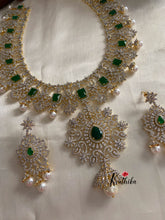 Gold finish CZ Emerald Haaram LH454