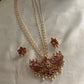 Pearls chain with kemp pendant NC857