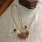 Pearls chain with kemp pendant NC857