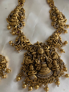 Antique Lakshmi Devi beads necklace NC836