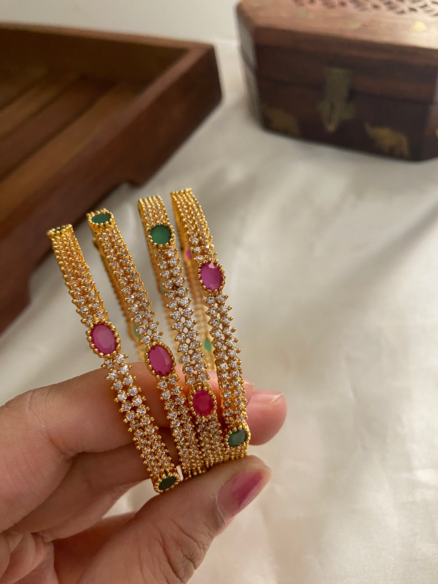 AD gold alike bangles B90