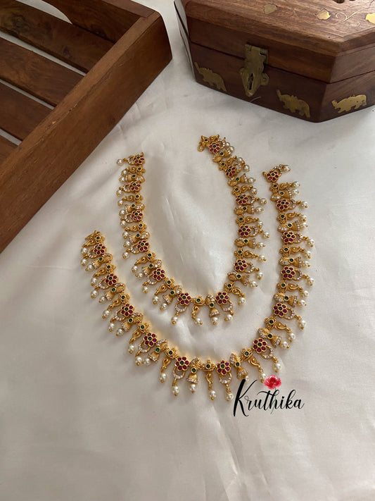 AD flower mango anklets A11