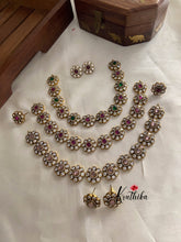Premium AD flower necklace NC871