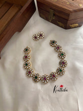 Premium AD flower necklace NC871