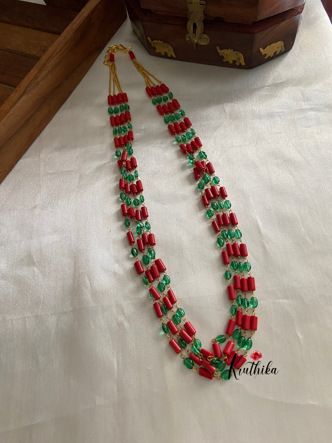 Coral beads maala LH429