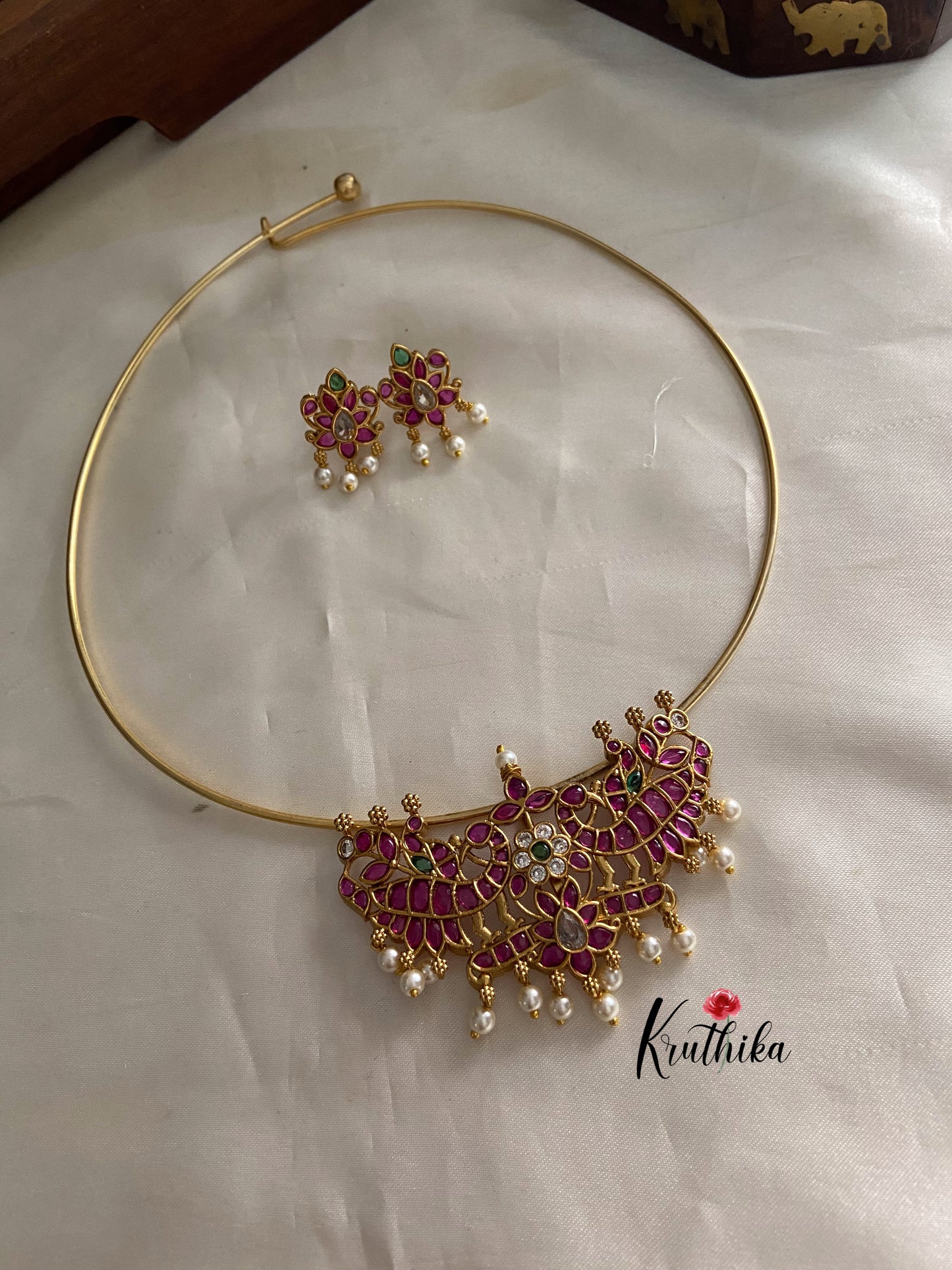 Pipe necklace with kemp pendant NC861